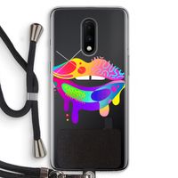 Lip Palette: OnePlus 7 Transparant Hoesje met koord