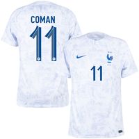 Frankrijk Shirt Uit 2022-2023 + Dembele 11