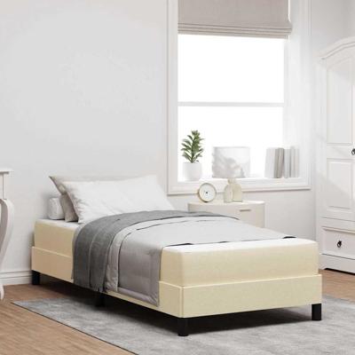 Boxspring bed Anders Crème 100 x 200 cm Stof