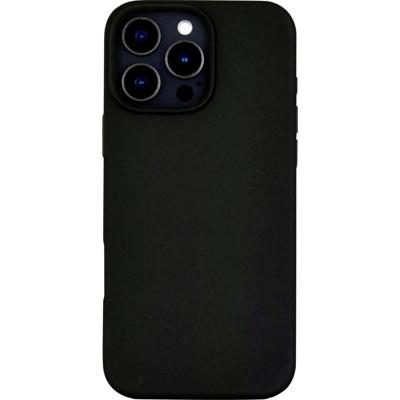 JT Berlin SilikonCase Steglitz Backcover Apple iPhone 16 Pro Max Zwart Inductieve lading, MagSafe compatible