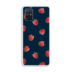 Framboosjes: Galaxy A71 Transparant Hoesje