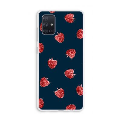 Framboosjes: Galaxy A71 Transparant Hoesje