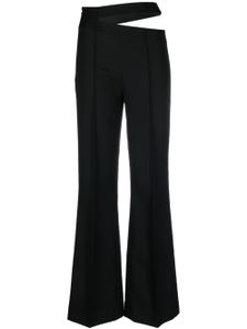 Róhe pantalon à coupe évasée - Noir