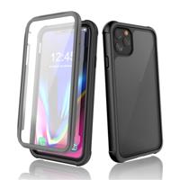Voor iPhone 11 Pro Max RedPepper schokbestendige krasbestendige stofbestendige PC + TPU beschermhoes (zwart)