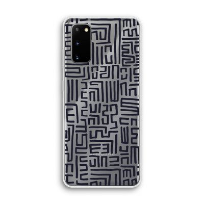Moroccan Print: Samsung Galaxy S20 Transparant Hoesje