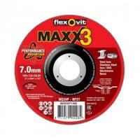 Flexovit abs maxx 3 inox 125x7x22.23 nq24p t27 | 10 stuk stuks