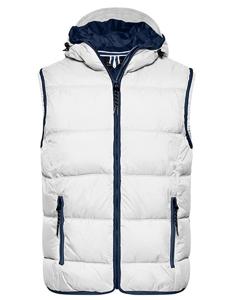 James & Nicholson JN1076 Men´s Maritime Vest - /White/Navy - L