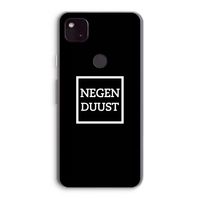 Negenduust black: Google Pixel 4a 5G Transparant Hoesje