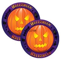 Halloween bierviltjes - 100x stuks - pompoen - karton - dubbelzijdig