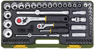PROXXON Socket wrench set inch 65-piece