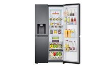 LG GSJV90MCAE amerikaanse koelkast Vrijstaand 635 l E Zwart - thumbnail