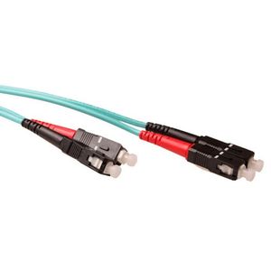 ACT RL3605 Glasvezel Patchkabel Duplex LSZH - SC/SC 50/125µm OM3 - 5 meter