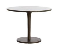 Light & Living Ronde Bijzettafel Pazo Marmer, 61cm - Donkerbruin