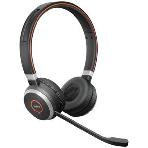 Jabra Evolve 65 Second Edition - UC On Ear koptelefoon Telefoon Bluetooth, Radiografisch Stereo Zwart Noise Cancelling, Ruisonderdrukking (microfoon) Headset,