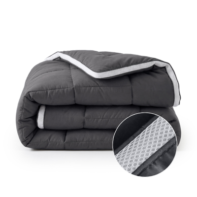 Sale: -51% | Wasbaar Lazy Dekbed Zonder Overtrek - Zonder Overtrek - 3D Air - Antraciet - Dekbed-Discounter.nl