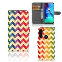 Motorola Moto G Pro | Telefoon Hoesje | Zigzag Multi Color