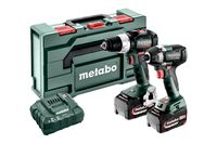 Metabo Accu Combo Set 2.8.4 | BS 18 LT BL (Klopboormachine) + SSD 18 LT 200 BL (Slagschroevendraaier)  | 18 V | 2x 5.2Ah, ASC 55 | In Metabox - - thumbnail