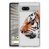 Hoesje maken Google Pixel 7A Watercolor Tiger - thumbnail