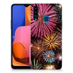 Samsung Galaxy A20s Silicone Back Cover Vuurwerk