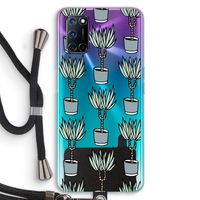 Boompje: Oppo A92 Transparant Hoesje met koord