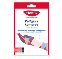 Heltiq Zalfgaaskompres 7,5 x 10 cm - thumbnail