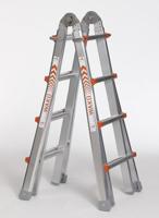 Waku Professionele telescopische vouwladder 4x4 treden Waku - 1413800101