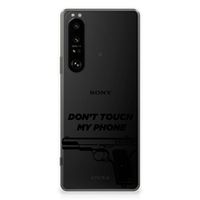 Sony Xperia 1 III Silicone-hoesje Pistol DTMP
