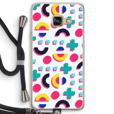 8-bit N°2: Samsung Galaxy A3 (2016) Transparant Hoesje met koord