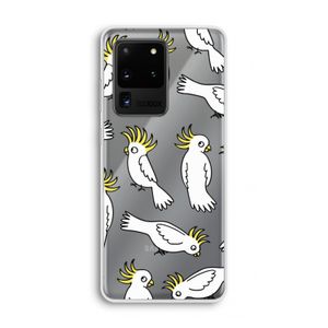 Papegaai: Samsung Galaxy S20 Ultra Transparant Hoesje