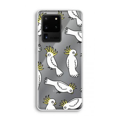 Papegaai: Samsung Galaxy S20 Ultra Transparant Hoesje