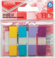 OFFICE products index, 12 x 43 mm, geassorteerde pastelkleuren, ophangzakje van 4 x 35 tabs
