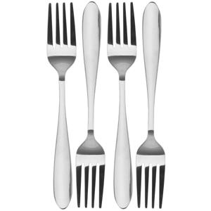 Vorken - 4x - RVS - tafelbestek - 19,5 cm - dinervorken