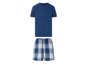 LIVERGY Heren pyjama (Blauw, M)