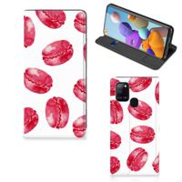 Samsung Galaxy A21s | Flip Style Cover | Pink Macarons