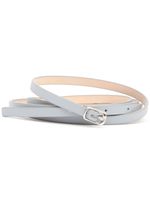 Maison Margiela ceinture slim en cuir - Bleu - thumbnail