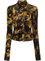 Versace Jeans Couture t-shirt Watercolour Couture en coton - Noir