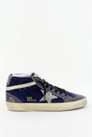 Golden Goose sneakers Mid Star suede/leer blauw