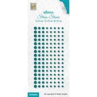 Nellie's Choice • adhesive rhinestones set 4 christmas green col. 3415