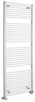 Aqualine Orbit gebogen design radiator 75x185 wit 1439Watt - thumbnail