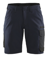 Blåkläder Dames service short 4-weg stretch 71231645 | Donker marineblauw/Zwart | Maat 48 - 7330509822869
