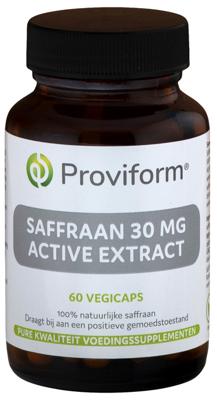 Proviform Saffraan 30 mg active extract 60 Vegetarische capsules