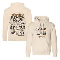 Pokémon Hooded Sweater Eevee Evolutions Katakana Size S Pokémon Hooded Sweater Eevee Evolutions Katakana Size S