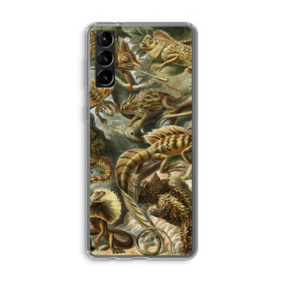 Haeckel Lacertilia: Samsung Galaxy S21 Plus Transparant Hoesje