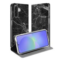 Book Case Samsung Galaxy A17 Marmer Zwart