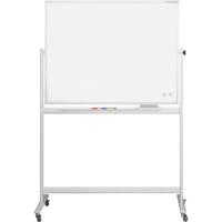 magnetoplan Whiteboard SP Mobil (b x h) 2000 mm x 1000 mm Wit, Aluminium Speciaal gelakt Aan beide zijden te gebruiken, Incl. opbergbakje