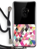 Gekleurde driehoekjes: Xiaomi Mi Mix 2 Transparant Hoesje met koord