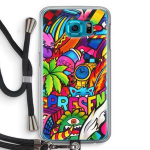 Represent: Samsung Galaxy S6 Transparant Hoesje met koord