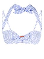 Ermanno Scervino haut de bikini en broderie anglaise - Bleu - thumbnail