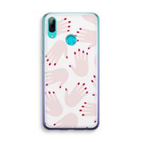 Hands pink: Huawei P Smart (2019) Transparant Hoesje