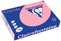 Clairefontaine Trophée Pastel, gekleurd papier, A4, 120 g, 250 vel, roze - thumbnail
